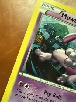 Pokemon Mewtwo XY Promo Holo Basic Psychic XY100 HP120 2015 English - Image 4