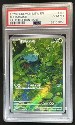 2023 Pokemon SV 151 Bulbasaur #166/165 PSA 10 - Image 1