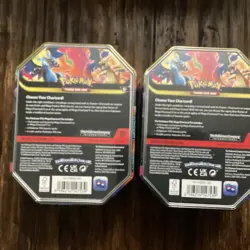 Pokemon Mega Charizard -Set of 2- Tins ✅Sealed ✅In Hand - Image 4