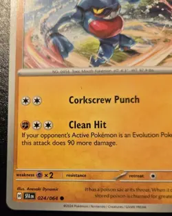 Toxicroak 024/064 Common Scarlet & Violet: Shrouded Fable Pokemon TCG - Image 4