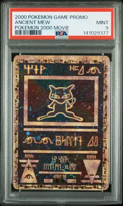2000 POKEMON GAME MOVIE POKEMON 2000 MOVIE ANCIENT MEW PSA 9 - Image 1
