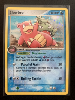 2005 Pokemon EX Unseen Forces 13 Slowbro-holo - Image 1