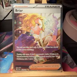 Briar 171/142 Stellar Crown Trainer Special Illustration Rare Pokemon TCG MINT - Image 1