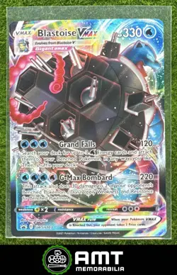 Blastoise VMAX 2019-2023 Pokemon Sword Shield Black Star Promos #SWSH103 Battle - Image 1