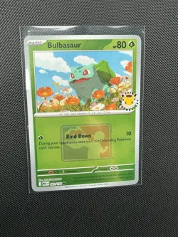 Pokemon TCG Bulbasaur MEG 001/132 Pokemon Day 2026 Stamped PROMO - Image 1