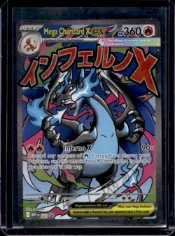 2025 Pokemon MEP Black Star Promos Mega Charizard X ex #023 - Image 1