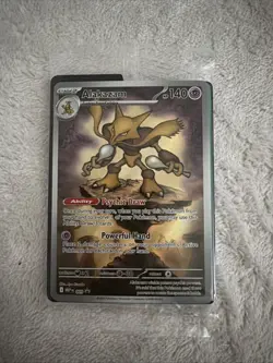 Pokemon Center Stamped Alakazam 009 Pokemon Mega Evolutions - ETB Promo Sealed - Image 1