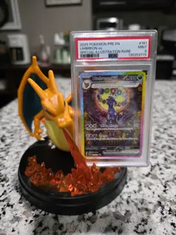 Pokemon Umbreon ex Prismatic Evolutions Special Illustration Rare Holo PSA 9 - Image 1