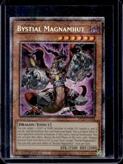 2025 Yugioh Mega-Pack Bystial Magnamhut Secret Rare #MP25-EN043 - Image 1