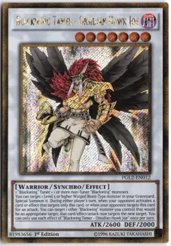 Yugioh - Blackwing Tamer - Obsidian Hawk Joe PGL2-EN012 1st Edition - Premium Go - Image 1