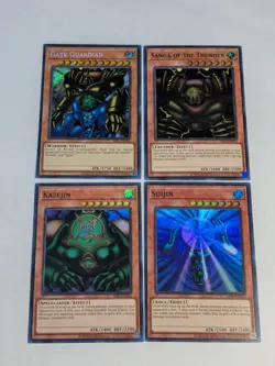 Yugioh Gate Guardian Kazejin Suijin Sanga of the Thunder MRD 25th Set NM - Image 1
