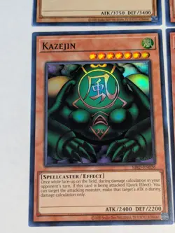 Yugioh Gate Guardian Kazejin Suijin Sanga of the Thunder MRD 25th Set NM - Image 4