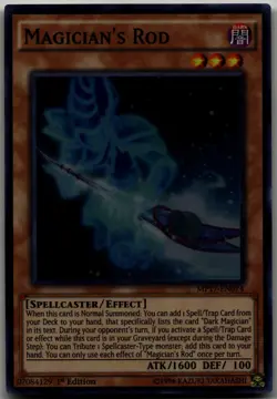 Magician's Rod Super Rare 2017 Mega-Tins Mega Pack MP17-EN074 LP - Image 1