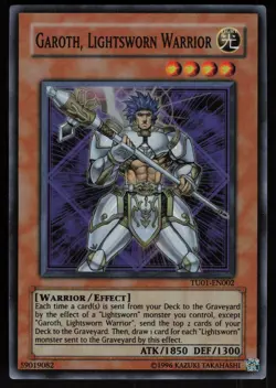 Garoth, Lightsworn Warrior TU01-EN002 Super Rare Yu-Gi-Oh - Image 1