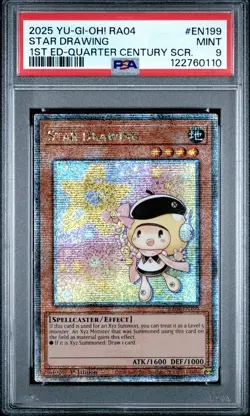 PSA 9 Star Drawing | 1st Ed Quarter Century Stampede | QCSR | YU-GI-OH! - Image 1
