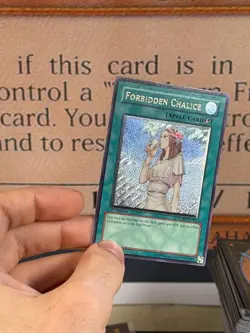 Forbidden Chalice RGBT-EN061 Ultimate Rare 1st Edition ENHANCED Double Yugioh - Image 5