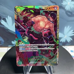 One Piece Roronoa Zoro OP06-118 Japanese SEC Holo NM - Image 1