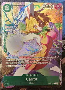 One Piece - Carrot EB03-013 (R) Alt Art Heroines Edition English NM/M - Image 1