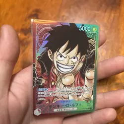 Monkey.D.Luffy op01-003 Alt Art Jap Romance Dawn - One Piece Card - NM - Image 3