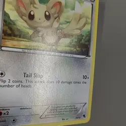 Minccino - 19/30 - Zoroark Trainer Kit pokemon TCG Card Non-Holo HP Scratch - Image 3
