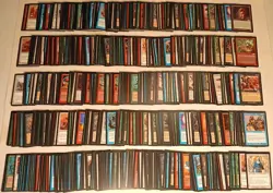 Vintage 1998 MTG Magic the Gathering Exodus 600 Card Collection Lot - Image 1