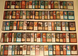Vintage 1998 MTG Magic the Gathering Exodus 600 Card Collection Lot - Image 4