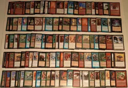 Vintage 1998 MTG Magic the Gathering Exodus 600 Card Collection Lot - Image 5
