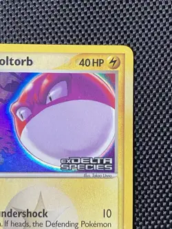 Holon's Voltorb 71/113 Reverse Holo Stamped Delta Species Pokemon Card - Image 3
