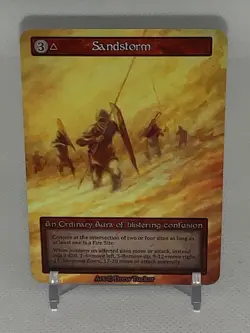 Sorcery Contested Realm: Alpha Sandstorm Sample Card - Image 1