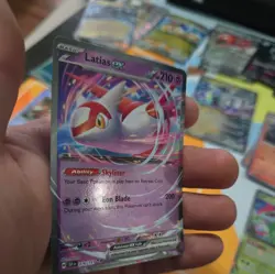 Pokemon TCG Latias EX Surging Sparks Scarlet & Violet Double Rare Card 76/191 - Image 4