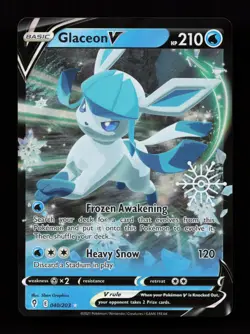 Glaceon V 040/203 Ultra Rare Miscellaneous Cards & Products Pokemon Card - Image 1