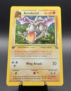 Vintage Prerelease Holo Card Lot Pokemon TCG - Image 1