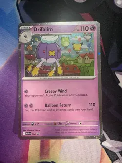 Pokemon TCG Drifblim 006 Mega Evolutions Black Star Promo Holo Card Cosmo NM - Image 1