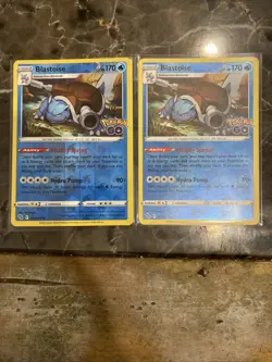 Pokemon TCG Blastoise Pokemon Go Cards Set Of 2 17/78 - Image 1