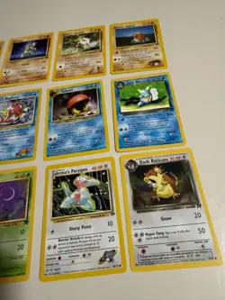 Pokemon OG 15 Card Bulk Lot NO DUPLICATES LP-NM RARE WOTC Vintage Original R - Image 4