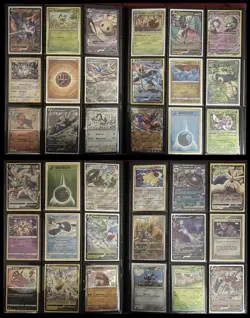 Pokemon Cards Binder All Hits Chase Promos Holos EX Fulls Arts IRs Poke Balls - Image 5