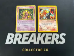 Wizards of the Coast (WotC) Black Star Promo Pokemon Card Lot: Entei & Mewtwo - Image 1