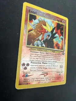 Wizards of the Coast (WotC) Black Star Promo Pokemon Card Lot: Entei & Mewtwo - Image 4