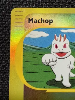 Pokemon TCG Machop Skyridge Reverse Holo 74/144 E Reader LP Vintage WotC Card - Image 2