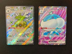 Forretress & Jellicent - Pokemon TCG - 2 Card Lot (Full Art Ultra Rare EX Holo) - Image 1