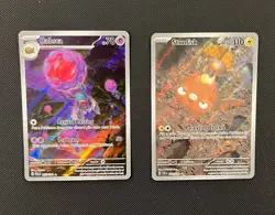 Rabsca & Stunfisk - Pokemon TCG - 2 Card Lot (Illustration Rare Holo) - Image 1