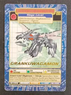 Digimon 5 Card Gold Text Lot Digi-Battle Series 4 NM Wargrowlmon Taomon - Image 2