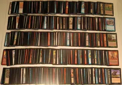 Vintage 1999 MTG Magic the Gathering Mercadian Masques 1000 Card Collection Lot - Image 1