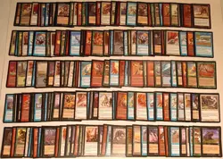 Vintage 1999 MTG Magic the Gathering Mercadian Masques 1000 Card Collection Lot - Image 2