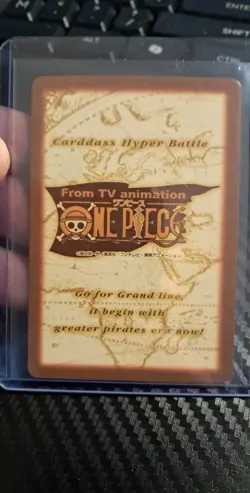 BANDAI One Piece Hyper Battle C398 LUFFY HOLO FOIL SCARCE EARLY CARD - Image 2