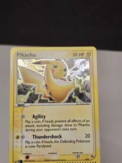 Vintage 2003 Pikachu Black Star Promo #12 Holo E-reader Pokemon Card - Image 2
