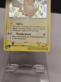 Vintage 2003 Pikachu Black Star Promo #12 Holo E-reader Pokemon Card - Image 5