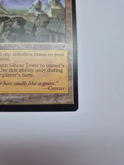 Ghost Town Land MTG Tempest 1997 Magic Card Uncommon Tom Wanerstrand Rare Retro - Image 3