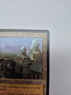 Ghost Town Land MTG Tempest 1997 Magic Card Uncommon Tom Wanerstrand Rare Retro - Image 4