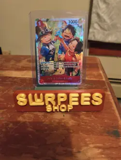 One Piece TCG Ace & Sabo & Luffy OP13-007 Goa Kingdom Card Anime Manga - Image 1